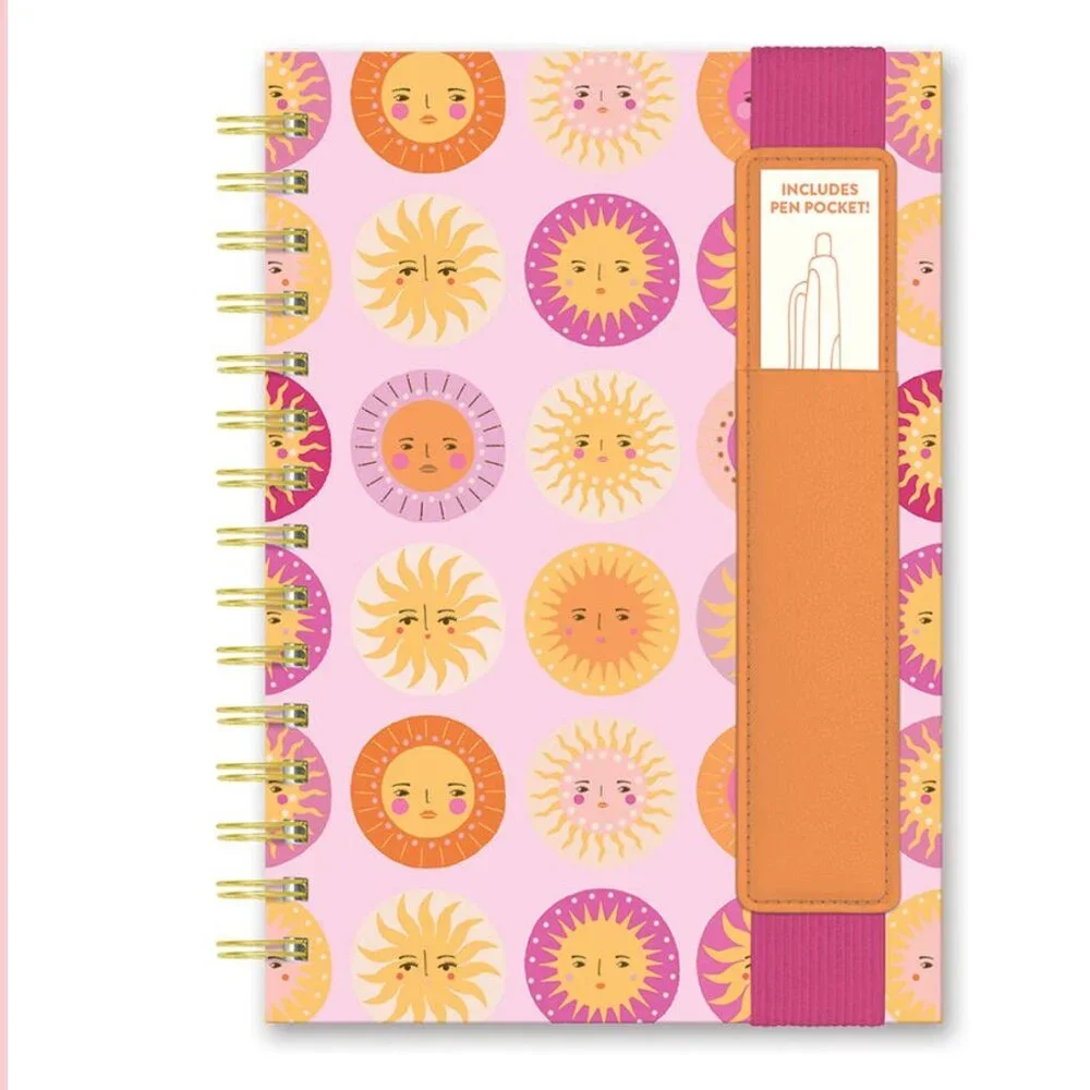 Studio Oh On the Sunny Side Oliver Notebook with Pen Pocket